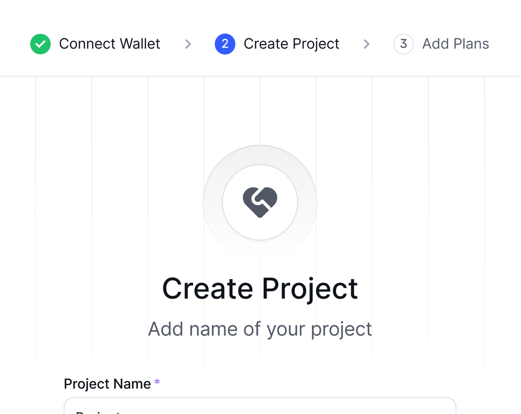 Create project to get Code